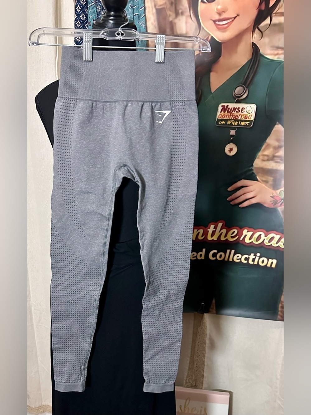 Gymshark Vital Seamless Grey Marl Leggings